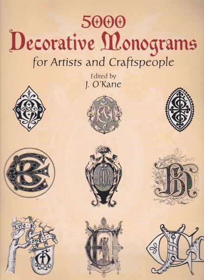 5000 Decorative Monograms for Artists and Craftspeople