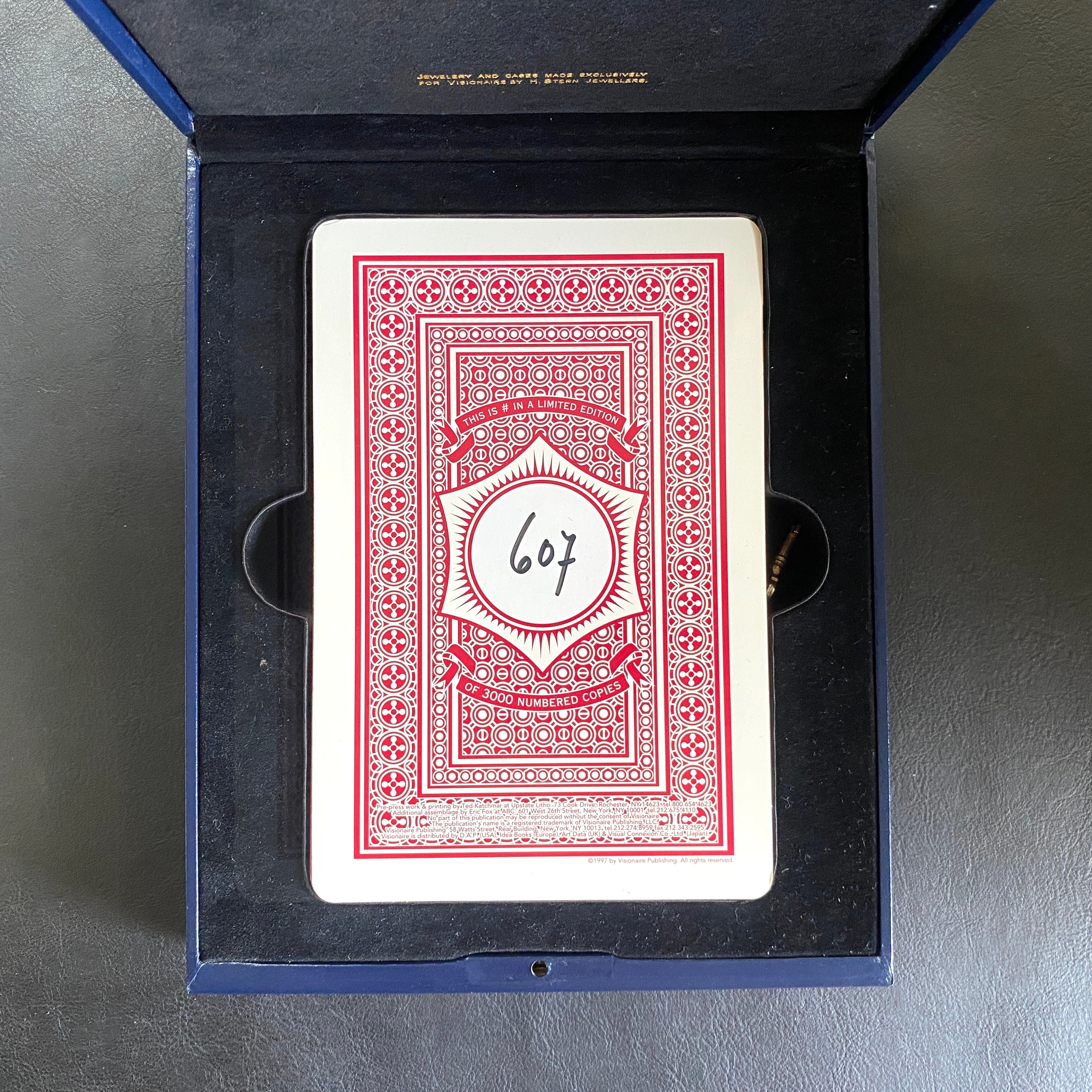 VISIONAIRE 21 DECK OF CARDS / THE DIAMOND ISSUE